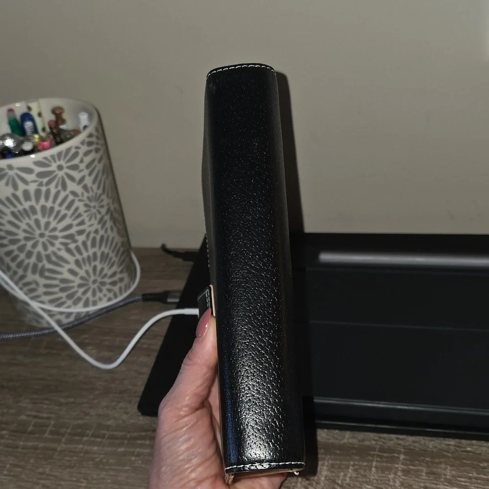 Kate Spade Black Leather Planner Agenda - Picture 6 of 10